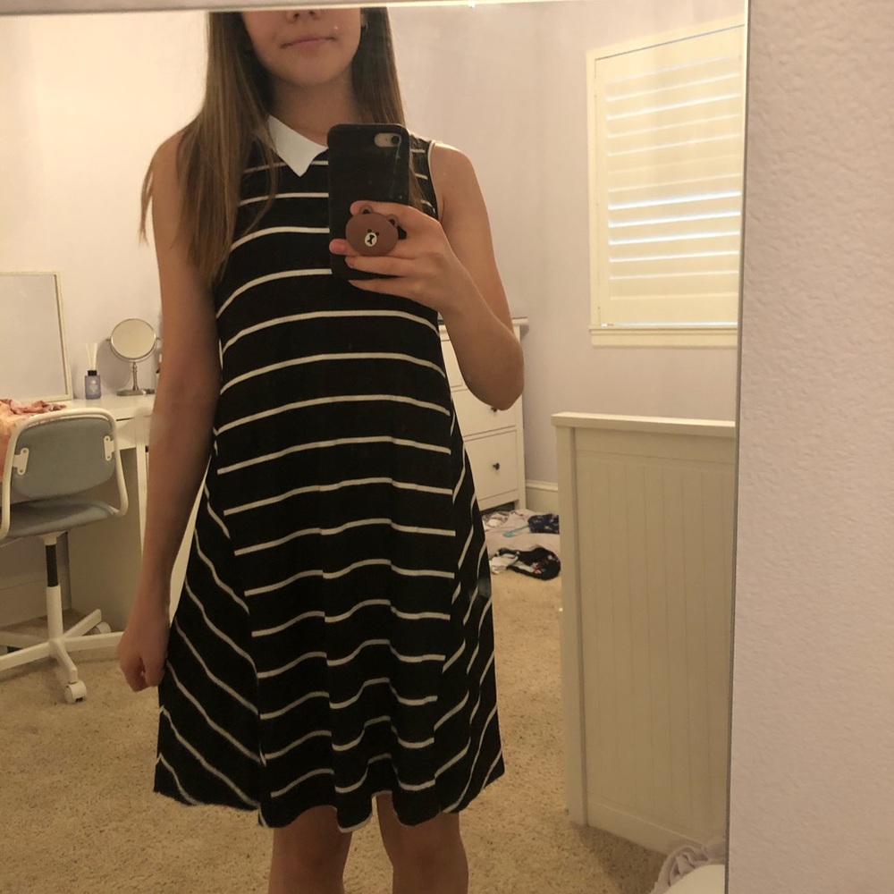 Black and white dress